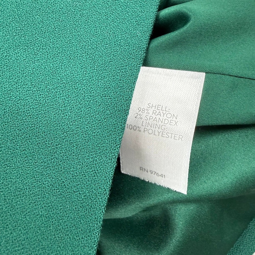 NEW J.Jill Blazer Career Office Button Front Green Jacket Womens Size XSP - Picture 3 of 7